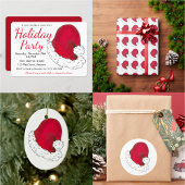 Geheim Sinterklaas Vader Kerst Rood Pet Servet