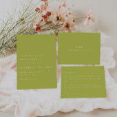 Minimalistic Bright Green Wedding RSVP QR Code