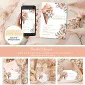 Opgeschept ijsrecept Roze Vrijgezellenfeest Informatiekaartje