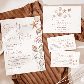 Zee U binnenkort Kust Baby shower Servet