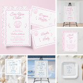 Zee dat je binnenkort met de hand getekend Ocean S Papieren Bordje