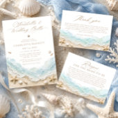 Schelpjes en Trouwbells Bruidsfeest op het Strand Kaart