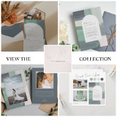 Zeesoortglas | Details van de bruiloft Informatiekaartje