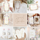 Kleurrijke Spring Wildflower Meadow Garden Dinner Korte Tafelloper