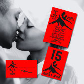 Red-Hot Tango Wedding Bedankkaart