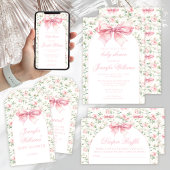 Boho chic bloemenboog boog baby meisje douche bedankdoosjes