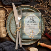 Shabby Chique Pastel Houten Tafelnummer