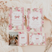 Schattige roze boog Vrijgezellenfeest Papieren Bordje