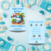 Haaiaattack Strand Verjaardag Servetten