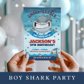 Shark Birthday Boys Paper Bord