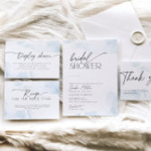 Something Blue beroemd gemaakt door Clouds Mimosa Reclamebord Met Voetstuk