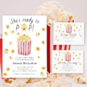 Popcorn baby shower - Mom-osa bar Poster