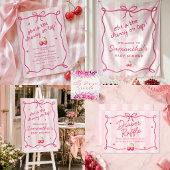 Kersjes Baby Shower Bedankt Cadeaulabel
