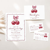 Cherry op top raden hoeveel kussen bruids spel informatiekaartje