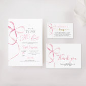 Bow-Vrijgezellenfeest Bedankkaart