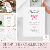 Ze bindt het knoop Vrijgezellenfeest Custom Ronde Sticker