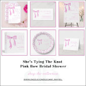 Trouwwoorden van A-Z Pink Bow Vrijgezellenfeest sp