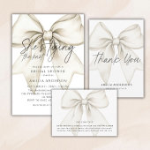 Ze binden de knoop witte boog Vrijgezellenfeest Servet