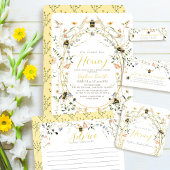 She found her Honey Bridal Shower Thank You Bedankkaart