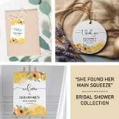 Ze vond haar knijp Vrijgezellenfeest Vierkante Sticker