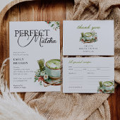Perfecte Matcha Bruiloft Borrel Recept Kaart