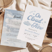 Ze is op Cloud 9 Bachelorette Party Matglas Koffiemok