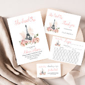 Ooh La La Parisiaanse Franse bloemrijke bruidsdouc Sparkling Wijnetiket