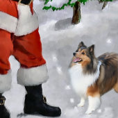 Shetland Sheepdog Sheltie Kerstmis Deken