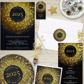 Shimmering Circle Lights Oudejaarsfeest Confetti