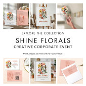 SHINE Floral Creative Corporate Event Kaart