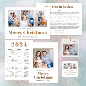 BUDGET 3 Foto's familie, prettige kerstkaart