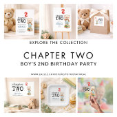 Chapter Two Teddy Bear Books Welcome 2nd Birthday Spandoek