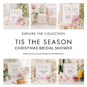 Tis the season Sweet Treats Table Bridal Shower Poster