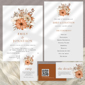 MINI | Najaarsbijeenkomst Florals Engagement Party Notitiekaartje