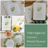 Printable Lemon Vrijgezellenfeest Datum Night Sign Poster