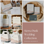 Sierra Dusk | Wedding Guest Details Enclosure Kaar Informatiekaartje