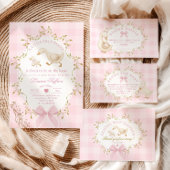 Silly Goose Diaper raffle Pink Gingham Bow Poster