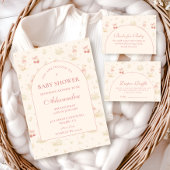 Whimsical Dinosaur Diapper Raffle Informatiekaartje