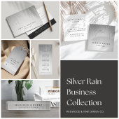 Aangepersonaliseerde zilveren Rain String Lights Muismat