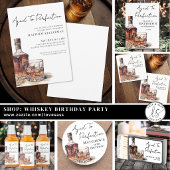 Verjaardagsfeest van de Whiskeymannen Kaart