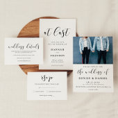 Elegant voor mijn ouders op mijn trouwdagkaart kaart