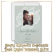 Onderzetter gegreineerd Jade Bride + Groom Weddens