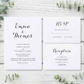 Eenvoudig Elegant | Bruiloft Save The Date Post Aankondigingskaart (Personaliseer de collectie van deze zelfstandige maker.)
