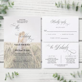 Elegant Calligraphy Black and White Menu (Personaliseer de collectie van deze zelfstandige maker.)