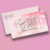 Eenvoudige Elegante Roze Bokeh Schort