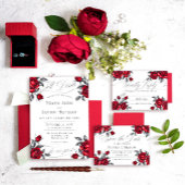 Elegant Romantisch Roos Bloemen Huwelijk Welkom Acryl Bord