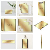 Eenvoudige gouden achtergrond klembord