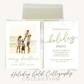 Kerstfeestdag prettig kerstfeest modern script inpakpapier vel