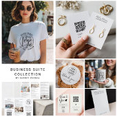 Minimalistische eenvoudige logo sieraden oorbel di visitekaartje