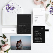 MINIMALISTISCHE elegantie Foto Save The Date Gold Folie Uitnodiging